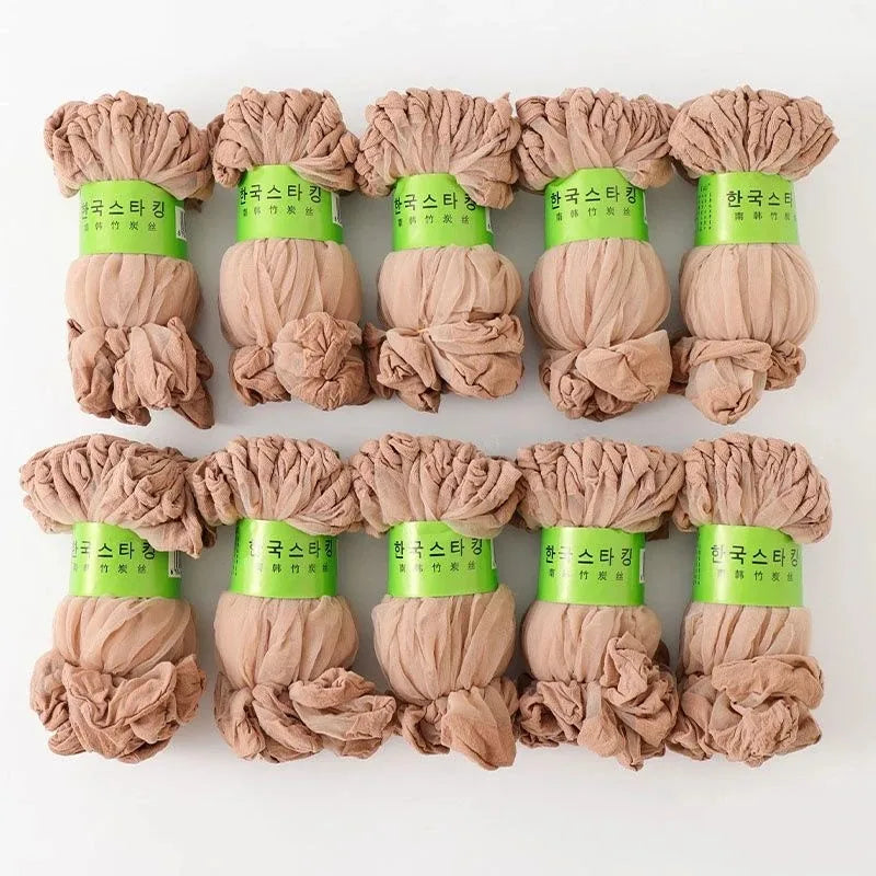 10 -50 Pairs Transparent Ultrathin Summer Socks