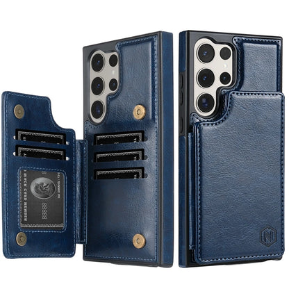 Leather Case For Samsung Galaxy with wallet S25 FE S24 FE S23 Ultra S22 Plus S21 S20