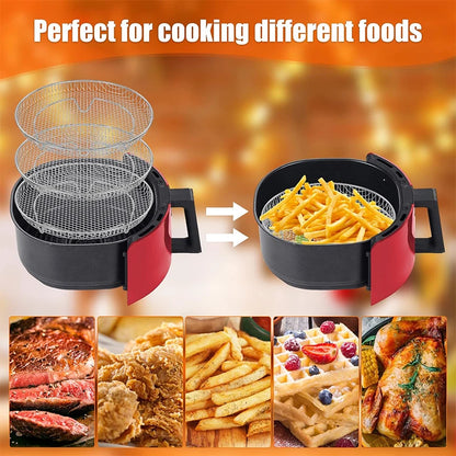 3-layers Air Fryer Rack Stackable Grilling for Air fryer