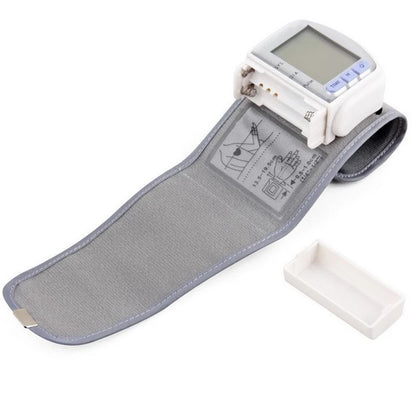 Wrist cuff Digital Blood Pressure, Heart Beat Rate and Pulse Monitor