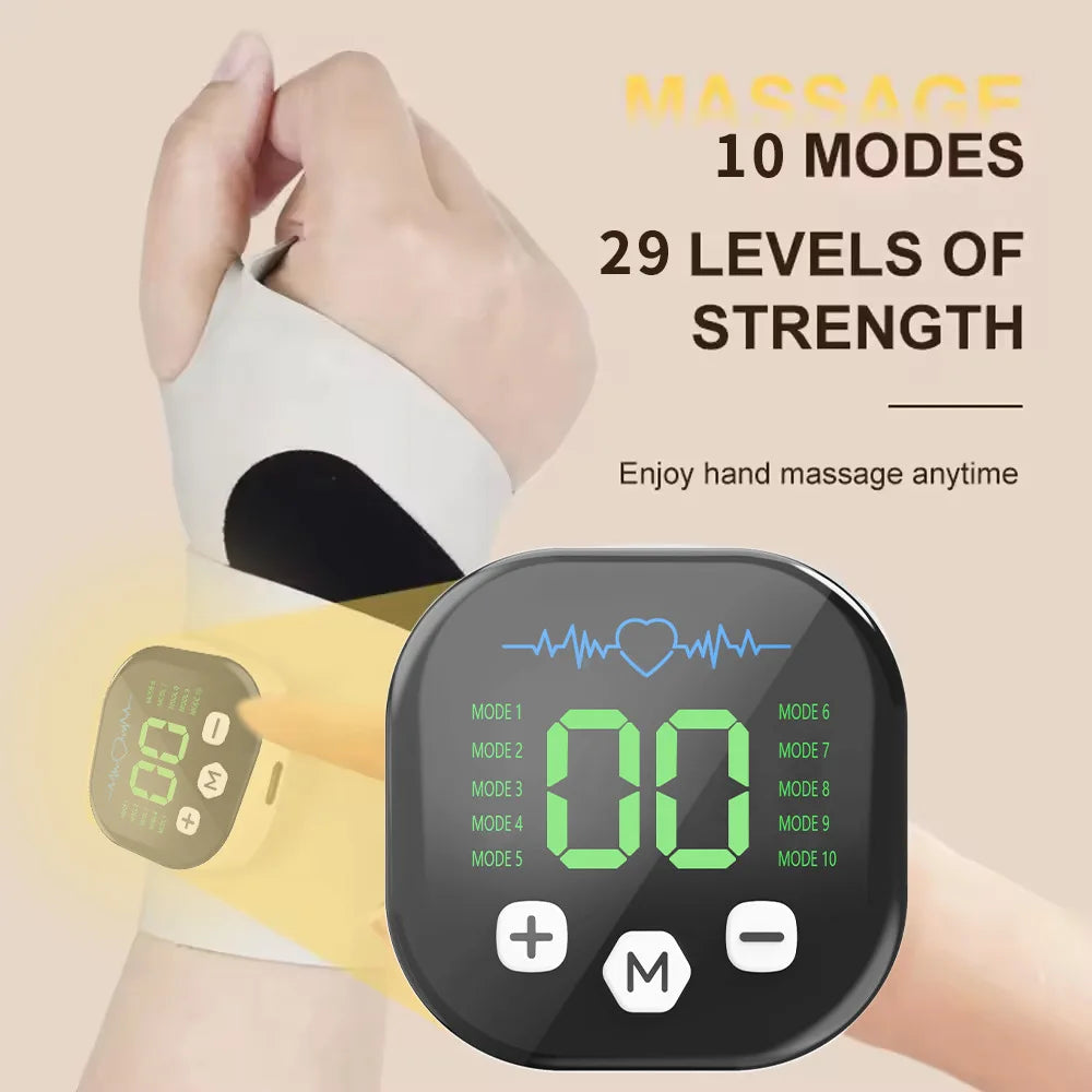 EMS Electric Cordless Hand Wrist Massager.