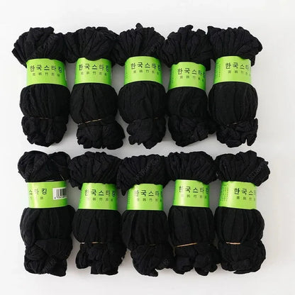 10 -50 Pairs Transparent Ultrathin Summer Socks